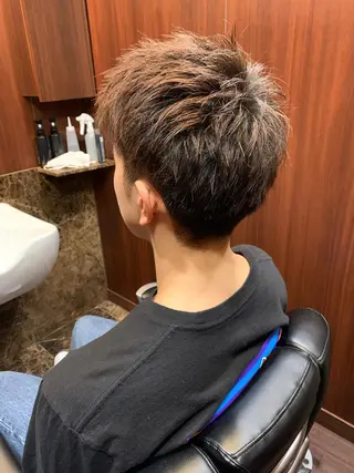 ショート メンズ 羽木 隆徒のヘアスタイル