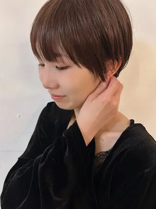 ショート 💛🤍U too e’s 鎌倉🧸のヘアスタイル