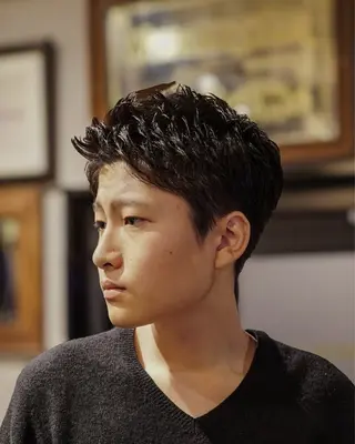 ショート 金浜 大樹のヘアスタイル