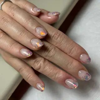ネイル BeautifulA 🌈🍭💜のネイルデザイン