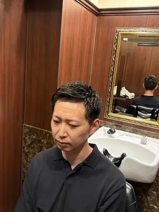 ショート メンズ 西本 健斗のヘアスタイル