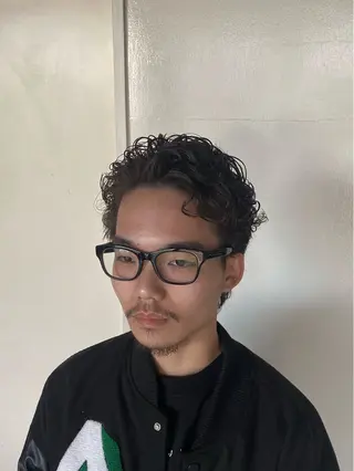 パーマ メンズ 葛西/barber/ 相山琉磨のヘアスタイル