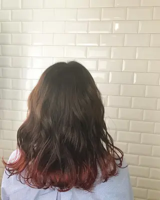 セミロング 吉河 克則のヘアスタイル