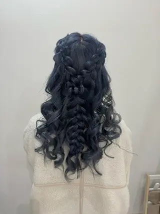ロング ヘアアレンジ Mikazuki オーナーTeradaのマツエク・マツパデザイン