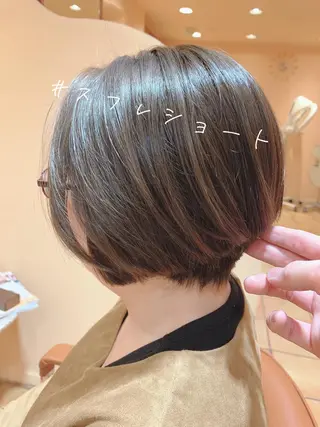 ショート 🎉骨格矯正カット ばば　としまさのヘアスタイル