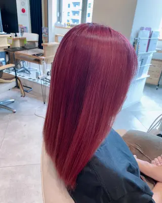 カラー 南上 野々佳のヘアスタイル