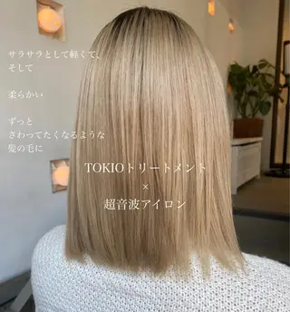 ミディアム カラー ヘアアレンジ ナカジマ ボブ/レイヤーのヘアスタイル