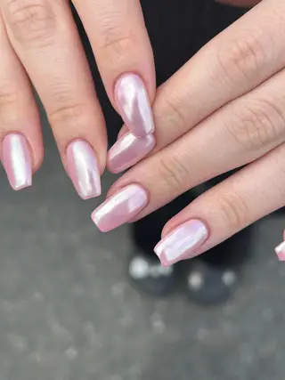 ネイル mellow:ｸﾙﾐ ﹡˖˟༝🎀˖˟ ༝のネイルデザイン