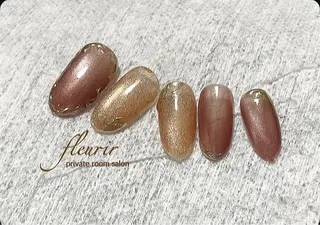 ネイル フルリール 【プライベートサロンのネイルデザイン