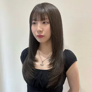 ロング fuyuna レイヤーカット🖤のヘアスタイル