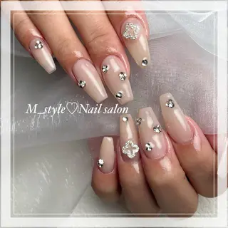 ロング ネイル 下妻ネイルサロン/ 持ちの良いネイルのネイルデザイン