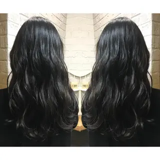 セミロング カラー メンズhair /こえびのヘアスタイル