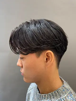 ショート パーマ メンズ 横浜/レイヤー/ カネコのヘアスタイル