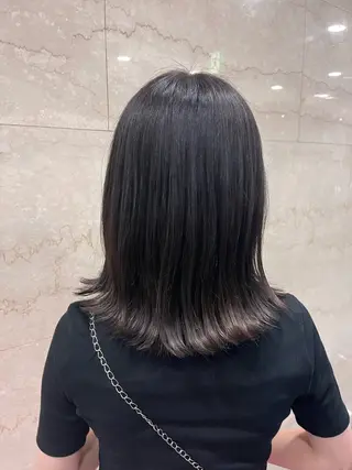 ミディアム 太田 渚遊のヘアスタイル