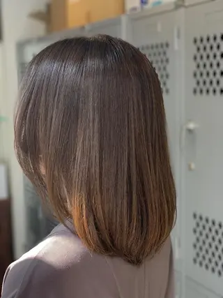 ミディアム カラー WISTERIA P LUS1 ikumiのヘアスタイル