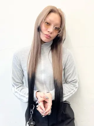 セミロング カラー HARU//原宿🤍 リピート率NO.1のヘアスタイル