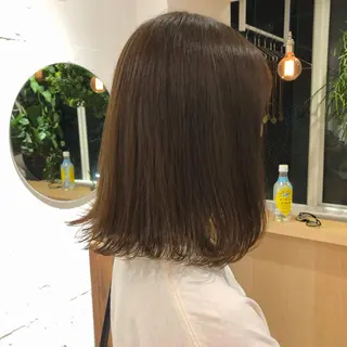 ミディアム カラー 🟩くすみカラー/ボ ブ/ショート/大司のヘアスタイル
