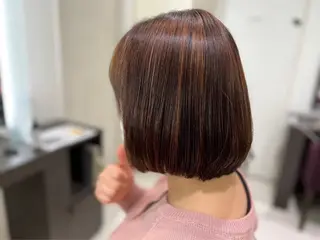 ミディアム カラー SOCIE上大岡✂️ 飯田 萌香のヘアスタイル
