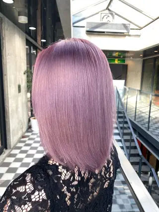ミディアム カラー 小坂 麻綾のヘアスタイル