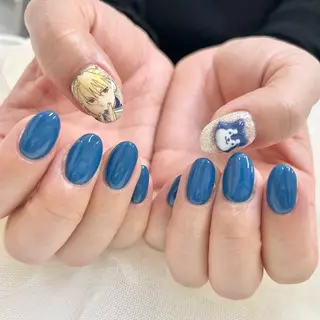 ミディアム 池袋痛ネイル Nok. 渡辺のネイルデザイン