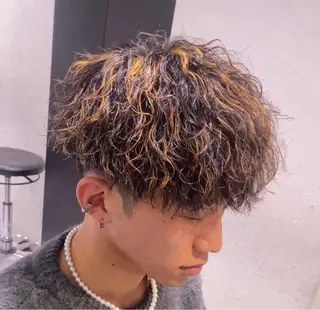カラー パーマ メンズ ayu ♥のマツエク・マツパデザイン