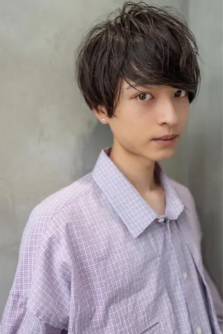 ショート パーマ メンズ メンズパーマ特化型 🔥URITAのヘアスタイル