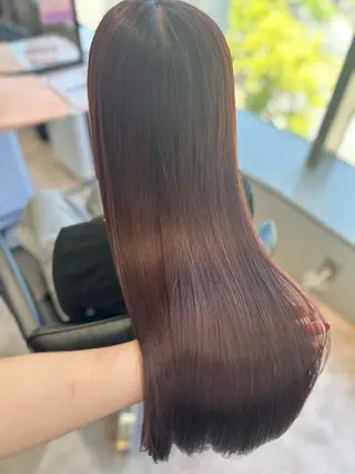 ロング 艶髪特化矯正カット ✨️MOMOEのヘアスタイル