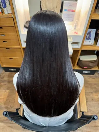 ロング 杉田 礼のヘアスタイル