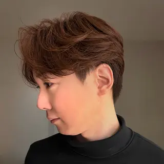 メンズ センターパート特化/ メンズカット/ヒロキのヘアスタイル