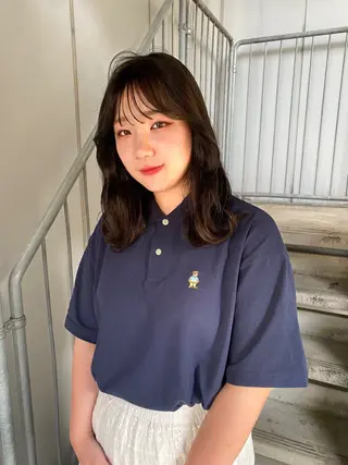 セミロング カラー mai / linoah˚✧のヘアスタイル