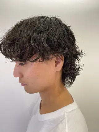 ショート パーマ メンズ メンズパーマ特化/ メッシュ/薫/店長のヘアスタイル
