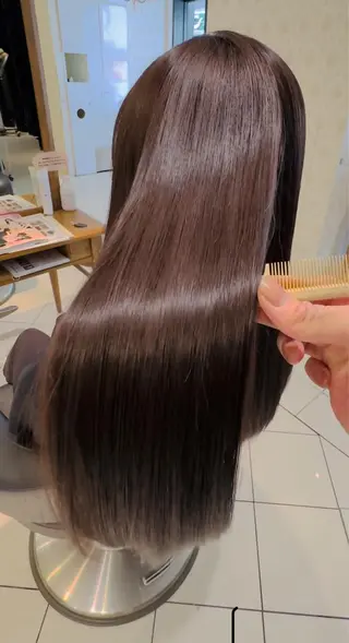 ロング カラー ✨美髪矯正の専門家✨ 髪質改善 松村のヘアスタイル