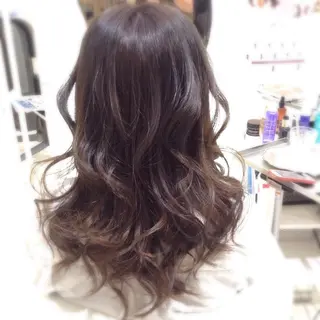 セミロング 上田 篤史のヘアスタイル