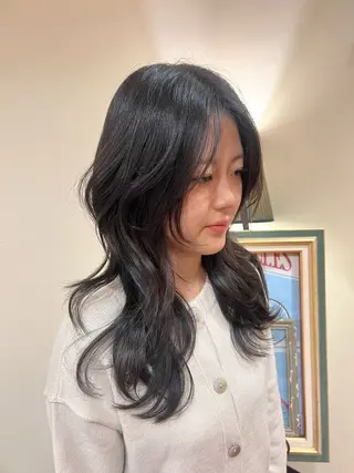 ロング hair&space velon所属・韓国スタイル🫧 サーシャのヘアスタイル