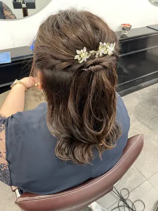 ヘアアレンジ 縮毛矯正/アレンジ FACE。ゆのんのヘアスタイル