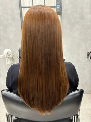 ロング カラー すぐ巻ける縮毛矯正 🍀勝倉　麗のヘアスタイル