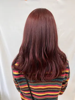 セミロング 富永 美玖のヘアスタイル