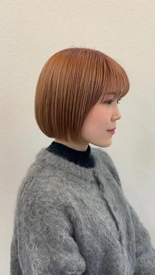 ショート カラー ボブ/髪質改善/ soiナカジママドリのヘアスタイル