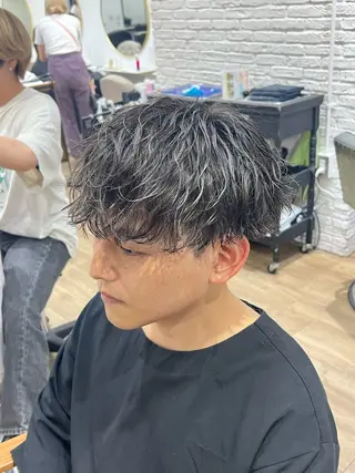 パーマ ヘアアレンジ メンズ メンズカット/ ＆ 髙下 幹大のヘアスタイル