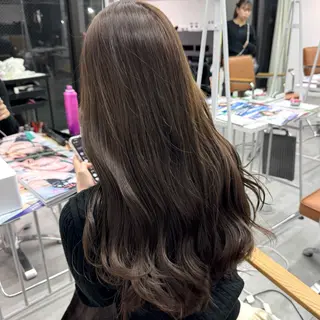 ロング カラー ヘアアレンジ ブリーチなしカラー /新百合ヶ丘/安形翔のヘアスタイル