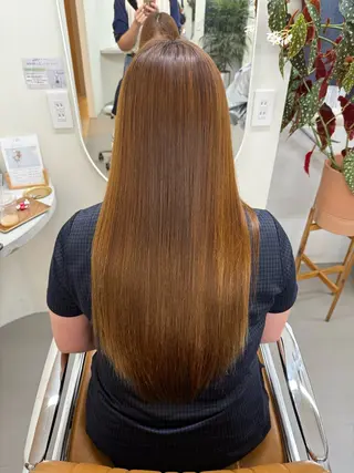 カラー パーマ 檜 果歩のヘアスタイル