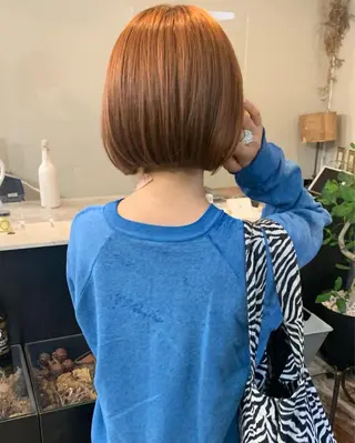 ショート カラー ボブ/顔まわりカット 💫大澤奈緒美のヘアスタイル