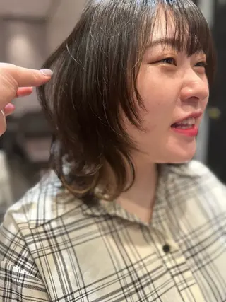 ミディアム RI HOのヘアスタイル
