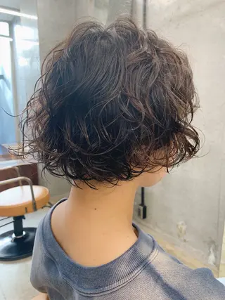 ショート パーマ 🌈前田 潤 /ショート/レイヤーのヘアスタイル