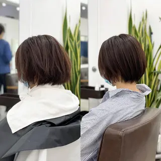 ショート パーマ 相武台ショート特化 💐川崎希💐のヘアスタイル