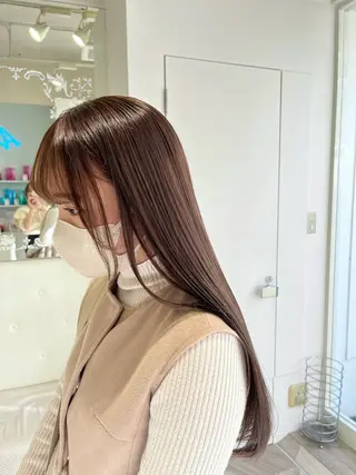 ロング カラー ParveMix￤ 大賀さつき🍨🤍のヘアスタイル