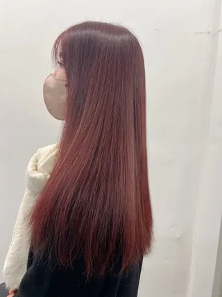 ロング ハイトーン /愛子のヘアスタイル