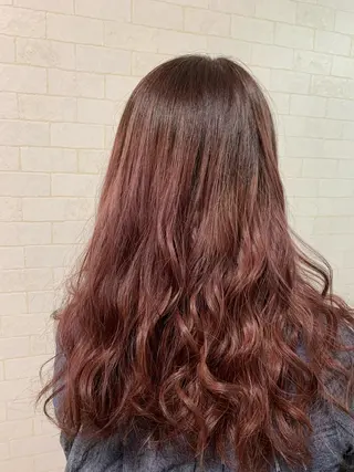 ロング カラー 中本 愛理のヘアスタイル