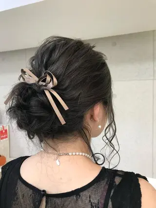 ロング ヘアアレンジ 具志 真理子のヘアスタイル