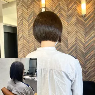 ショート カラー 黒崎 勝巳のヘアスタイル